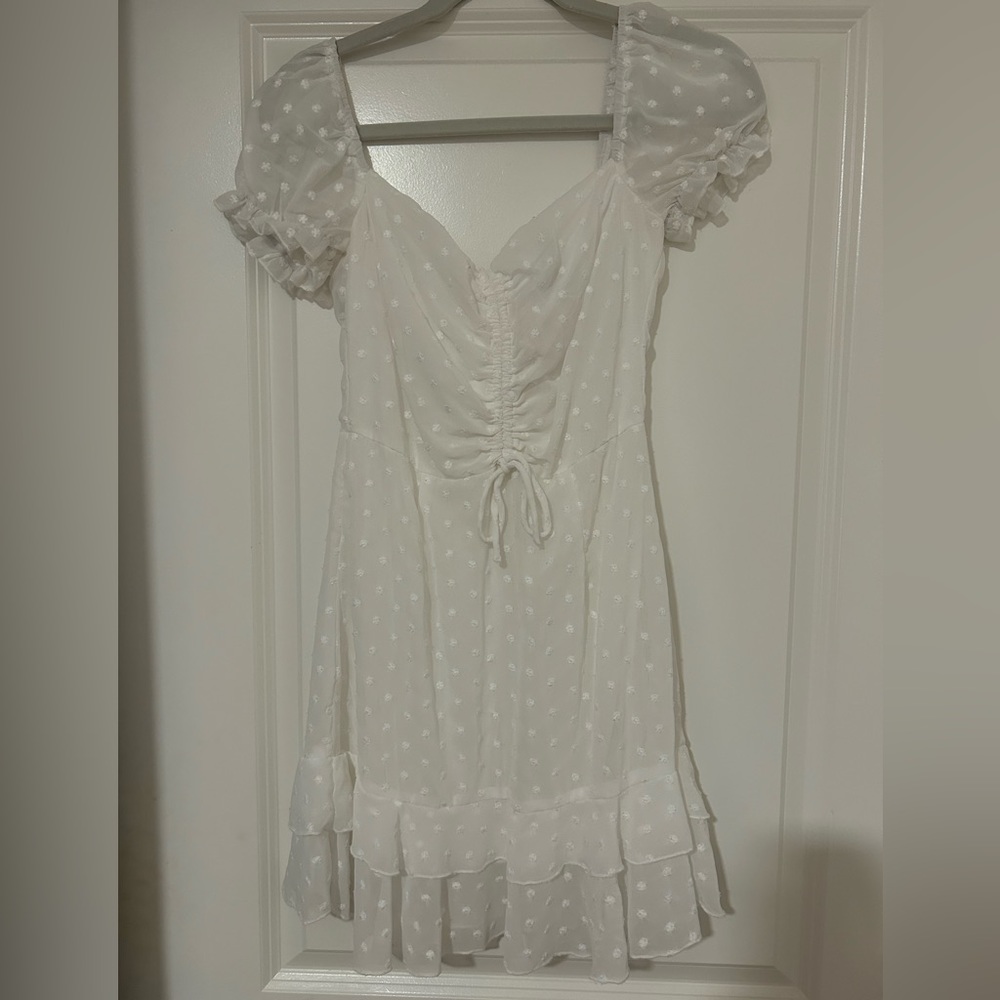 SIZE 4 Princes Polly White Mini Dress